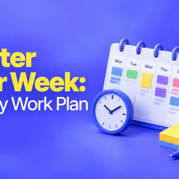 Master Your Week: 4 Proven Frameworks for a 7-Day Work Plan