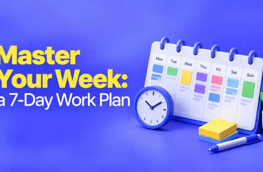 Master Your Week: 4 Proven Frameworks for a 7-Day Work Plan